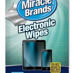 MiracleWipes for Electronics Cleaning - Screen Wipes Designed for TV, Phones, Monitors and More - Includes Microfiber Towel - (30 Count)